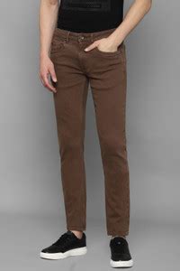 Louis Philippe Jeans Slim Men Brown Jeans - Buy Louis Philippe Jeans ...