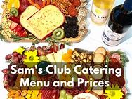 Image result for Sam's Club Catering Menu