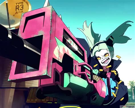 Rebecca de Cyberpunk: Edgerunners 4K descarga de fondo de pantalla