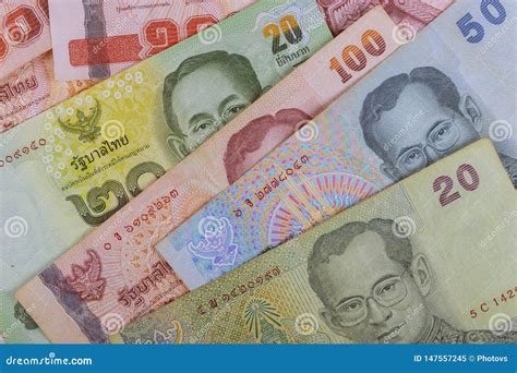 Thailand Currency : Thai Baht Money Isolated On White Background Royalty-Free Stock Photography ... - currency of thailand