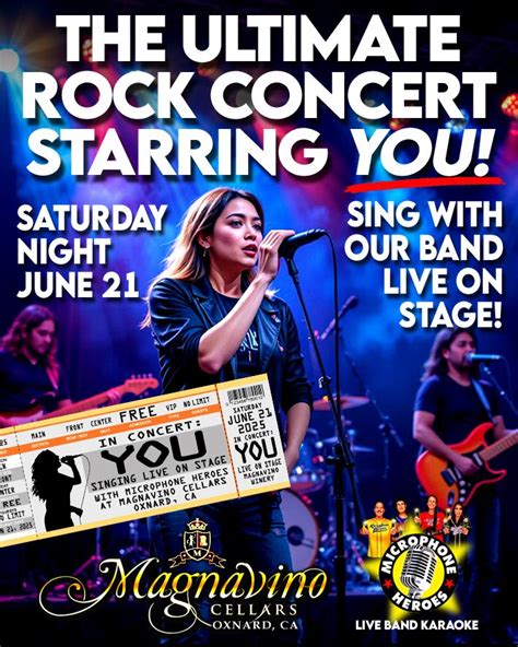 Karaoke Night with a Real Live Band!, 961 N Rice Ave, Suite 5, Oxnard ...