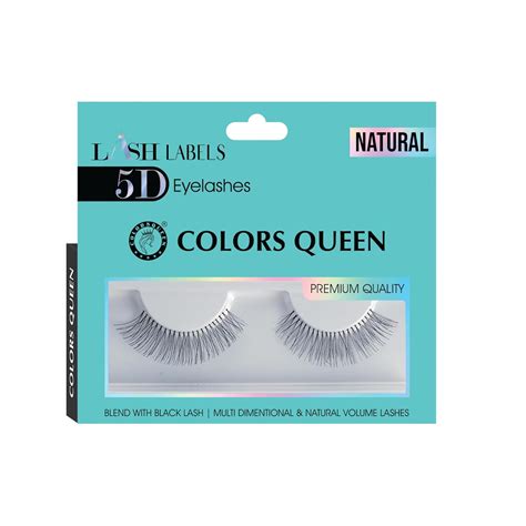 Buy Colors Queen Lash Labels 5D Eyelashes for Women (Natural) Online at ...