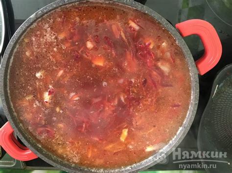 Бабушкин борщ без томатной пасты рецепт пошаговый с фото - Nyamkin.RU