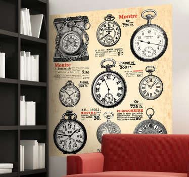Vintage Wall Décor and Vintage Wall Stickers - TenStickers