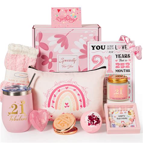 Amazon.com: 21st Birthday Gifts for Her,Happy 21st Birthday Gift Ideas ...