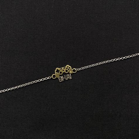 Gold 'Bhai' engraved Rakhi Silver Jewellery - 925 Sterling Silver | My ...