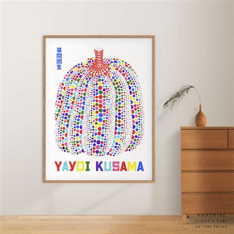 Yayoi Kusama Poster, Japanese Art Designed & Sold By Gordon Wong