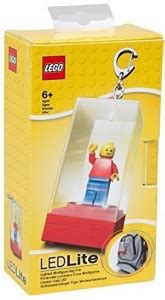LEGO Led Lighted Minifigure Keychain Display Case - Red - Led Lighted ...