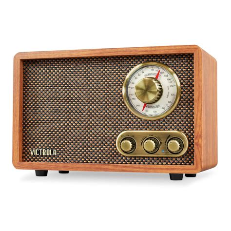 Buy Victrola Retro Wood Bluetooth Radio with Built-in Speakers, Elegant ...