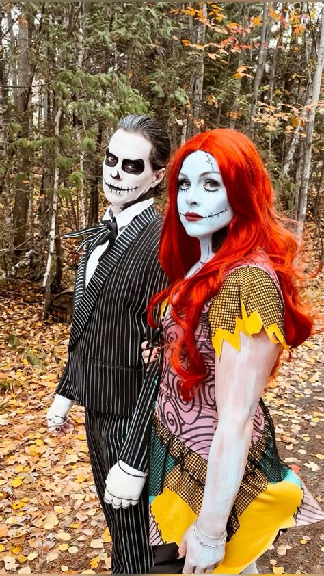 Jack Skeleton and Sally Nightmare before Christmas costumes | Cute ...