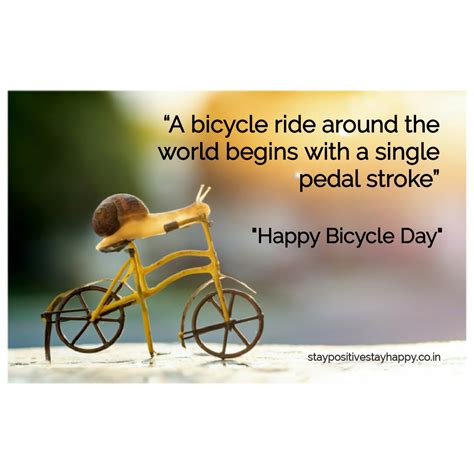 Inspirational quotes for World Bicycle Day