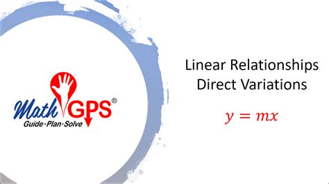Image result for Linear Relation Direct or Partial Variation
