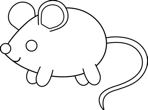 Mouse Coloring Pages For Kids Printable Coloring Pages
