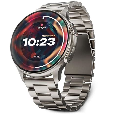 Boult Crown R Pro Smart Watch 1.43" HD AMOLED, Bluetooth Calling ...