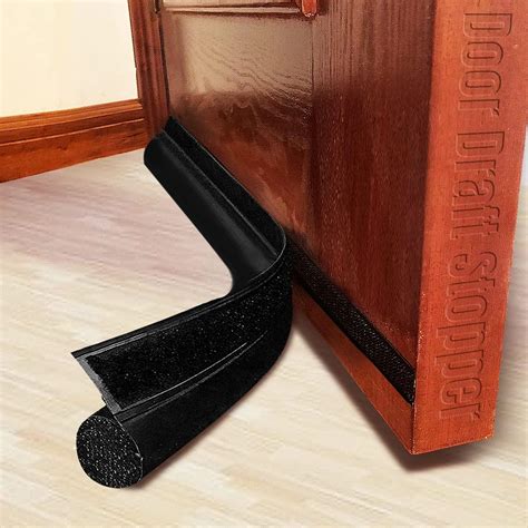 Amazon.com: MAXTID Adjustable Door Draft Stopper 36 Inch Black Door ...