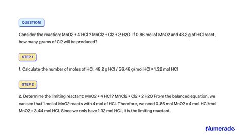 Image result for MnO2 HCL MnCl2 Cl2 H2O
