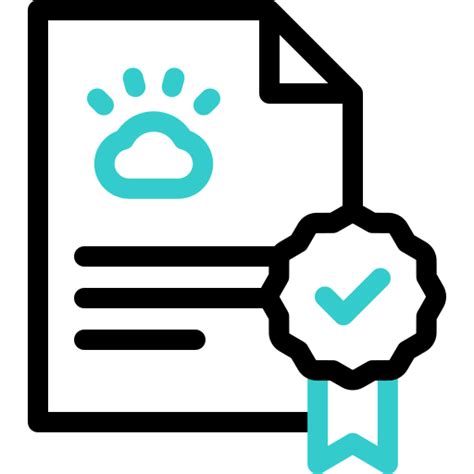 Certified Basic Accent Outline icon | Freepik