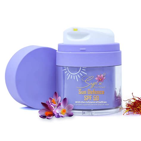 Saffr'n Sun Defence SPF 50 Tinted Sunscreen| PA+++ | With 4% Saffron ...