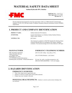 Sodium Hydroxide MSDS: Safety & Handling Information