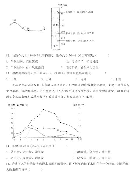 2024年新高考九省联考地理试题（江西省） —掌上高考—中国教育在线