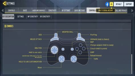 Image result for Cod Mobile Controller Menu