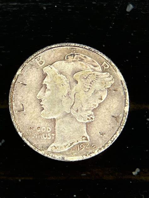 1942-S 90% Silver Mercury Dime - For Sale, Buy Now Online - Item #885193