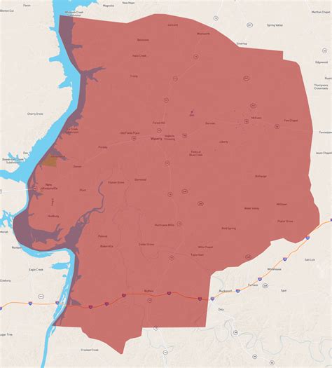 Tennessee Humphreys County - AtlasBig.com