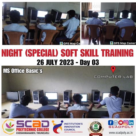 Soft skill training | News & Events | SCAD POLYTECHNIC COLLEGE, Tirunelveli