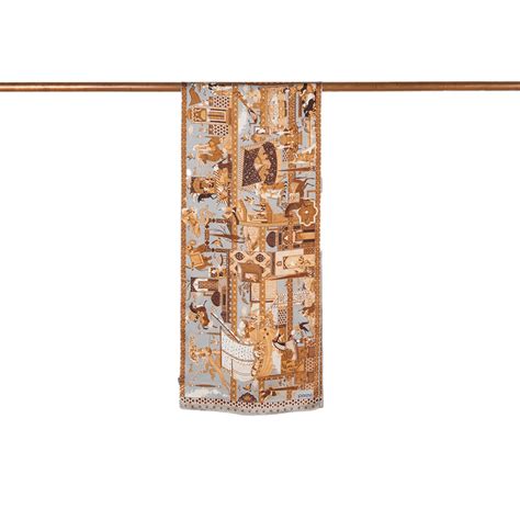 Miniature Silver Satin Silk Neck Scarf | Ipekevi