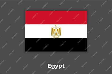 Premium Vector | Flag of egypt national flag of egypt flag