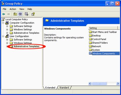 Image result for Computer Configuration Administrative Templates