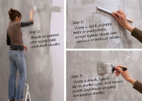 Diy Concrete Wall Paint - Home Ideas | Faux concrete wall, Concrete wall, Wall painting techniques