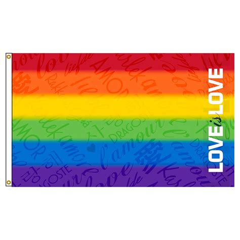 Love is Love Flag - 3' x 5' Nylon