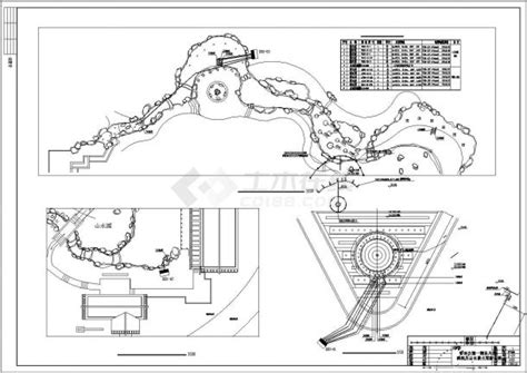 某公园景观工程水电整套施工设计图纸_园林建筑_土木在线