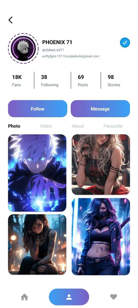 Sketchub • Profile UI/UX