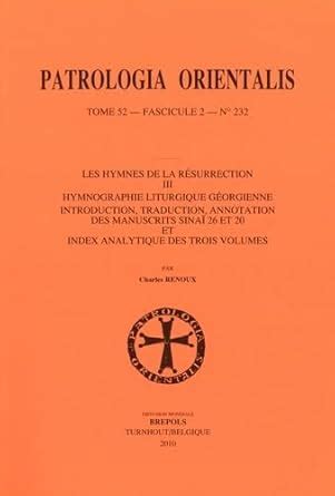 Buy Les Hymnes De La Resurrection III. Hymnographie Liturgique ...