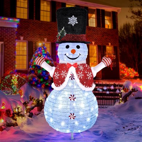 Amazon.com: Snowman Outdoor Christmas Decorations - Snowman Girl in ...