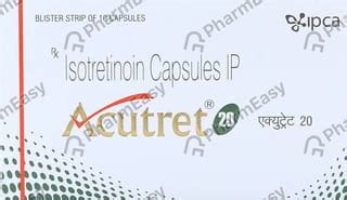 Acutret 20 MG Capsule (10): Uses, Side Effects, Price & Dosage | PharmEasy