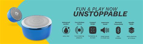 Corseca Aquaboom IP67 Waterproof Stereo TWS Bluetooth Wireless Speaker ...