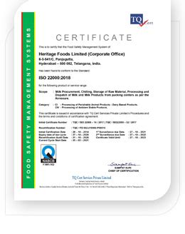 Excellence in Quality | Heritage Foods Limited