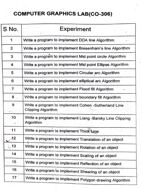 Computer Graphics Lab Program 1 的图像结果