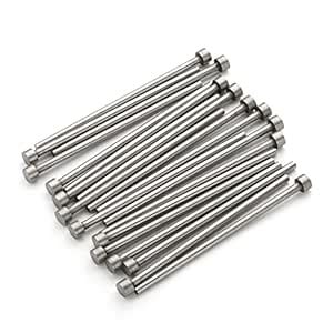 Utoolmart Round 8mm Dia Tip Straight Ejector Pin 4mm Shank Punches 65MN ...