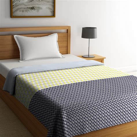 Buy PORTICO Cadence Reversible Single Bed Comforter - 224 X 152 cm from ...