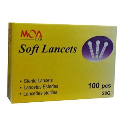 Buy MOA LAB Lancet Needle 28G 100 Count Box at Ubuy India