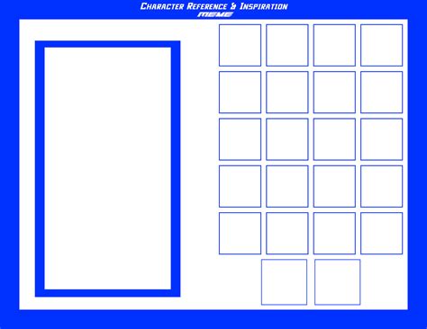 Character Reference Inspiration Meme - Template by NeonStudioKnightZone ...