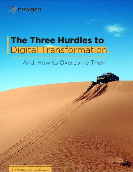 Whitepaper: The Three Hurdles to Digital Transformation | Newgen (India)