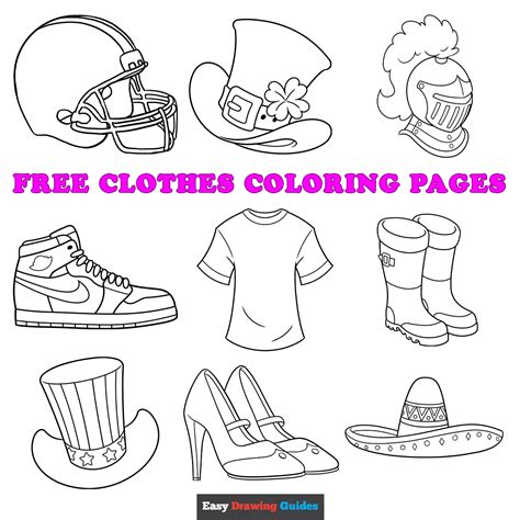 Clothes Coloring Worksheet 的图像结果