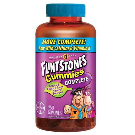 Flintstones Gummies Complete Children's Multivitamin - 250 Gummies ...