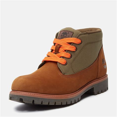 Timberland® Premium Mid Lace-Up Chukka Boot for Men in Brown