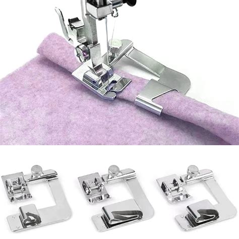 Amazon.com: Universal Sewing Rolled Hemmer Foot Set - [3-10mm] - Wide ...